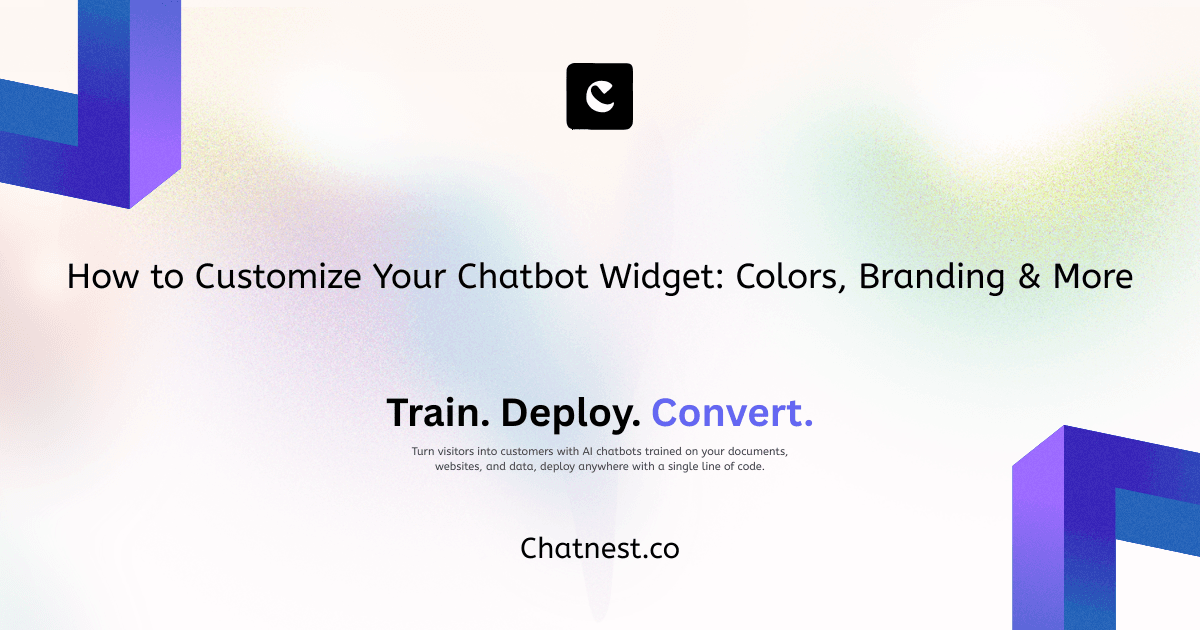 Customize Your Chatbot Widget: Colors & Branding